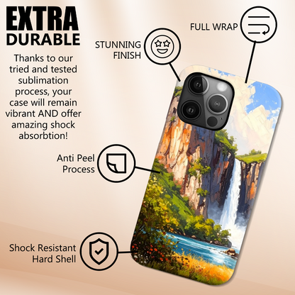 Eden Valley 1, Slim Phone Case, Full Wrap Technology, Crafted From Premium Polycarbonate, Unique Image...
