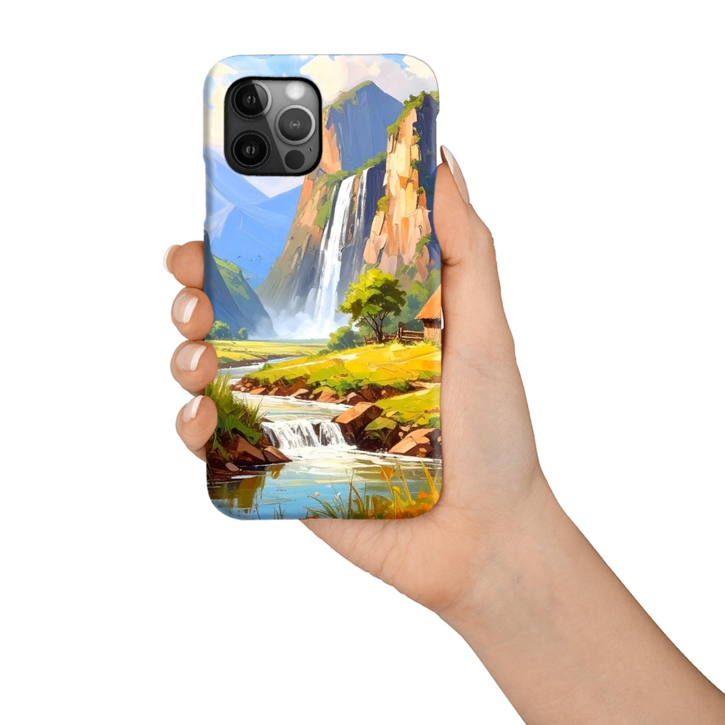 Eden Valley 2, Slim High Gloss Phone Case, Full Wrap Technology, Crafted From Premium Polycarbonate, Vivid Colours, Unique Image...