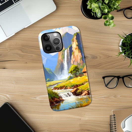 Eden Valley 2, Slim High Gloss Phone Case, Full Wrap Technology, Crafted From Premium Polycarbonate, Vivid Colours, Unique Image...