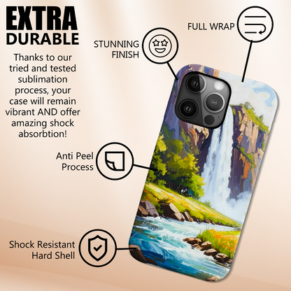 Eden Valley 4, Slim Phone Case, Full Wrap Technology, Crafted From Premium Polycarbonate, Unique Image...