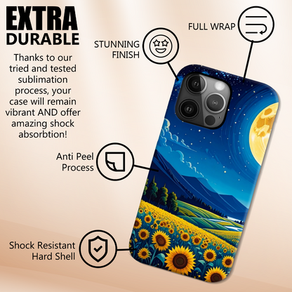 Evening 1, Slim Phone Case, Full Wrap Technology, Crafted From Premium Polycarbonate, Unique Image...