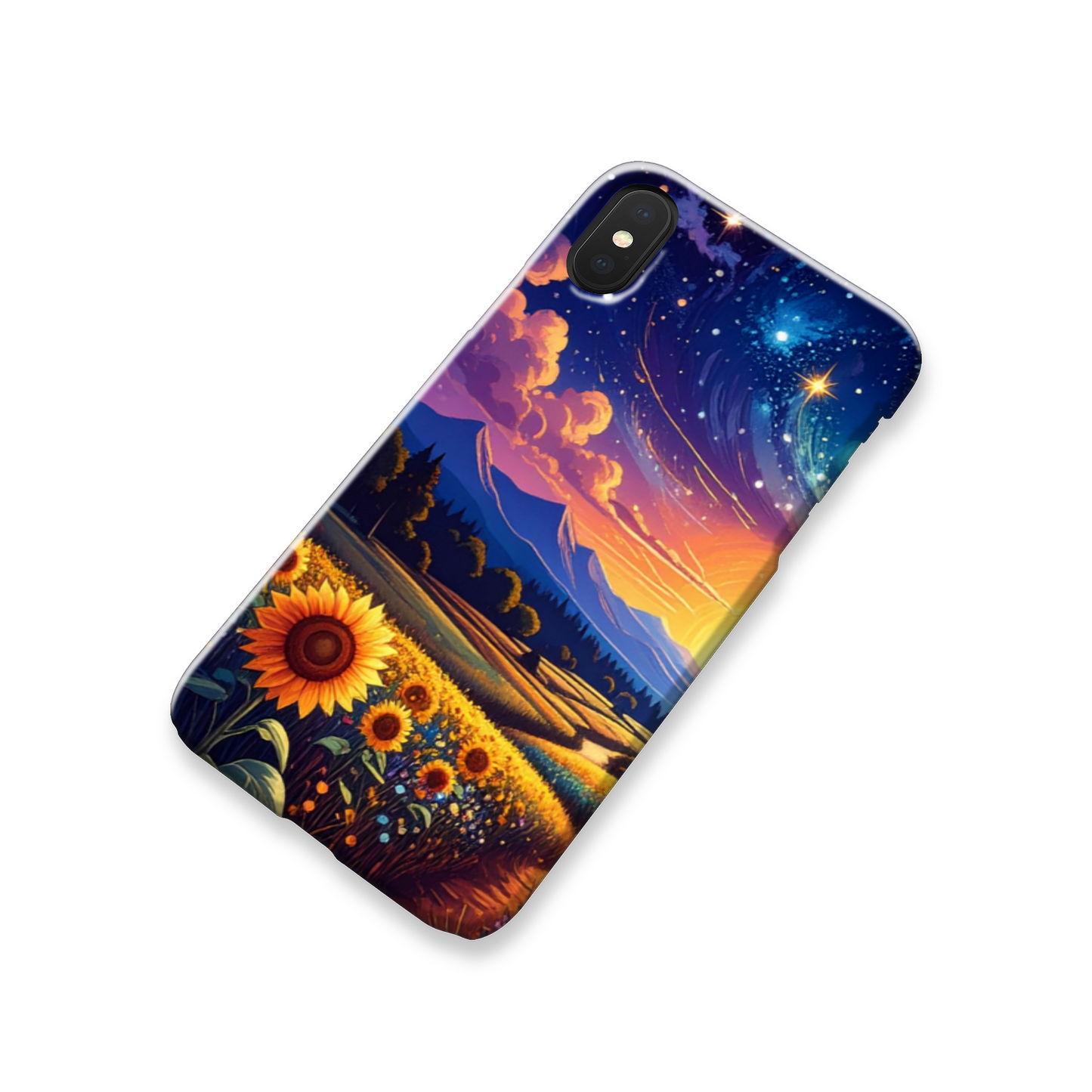The Night Landscape 2, Slim Gloss Phone Case, Full Wrap Technology, Crafted From Premium Polycarbonate, Vivid Colours, Unique Image...
