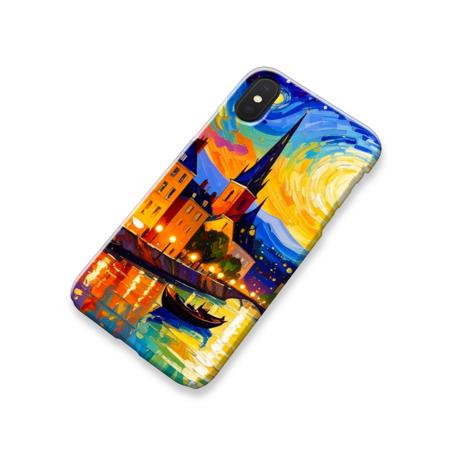 Night Landscape 3,  Slim Gloss Phone Case, Full Wrap Technology, Crafted From Premium Polycarbonate, Vivid Colours, Unique Image...