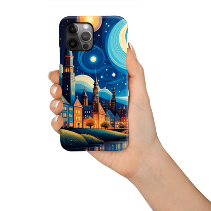 Night Landscape 4, Slim Gloss Phone Case, Full Wrap Technology, Crafted From Premium Polycarbonate, Vivid Colours, Unique Image...