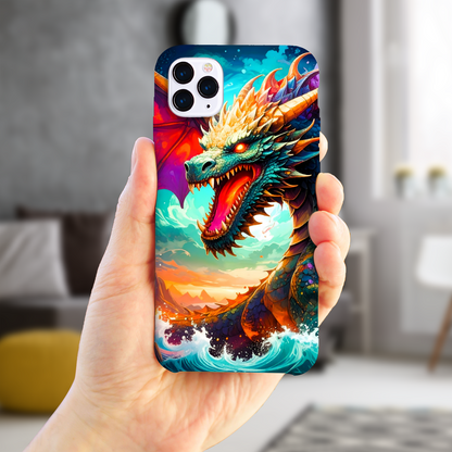 Dragon 9, Slim iPhone Case, Full Wrap Technology, Crafted From Premium Polycarbonate, Vivid Colours, Unique Image...
