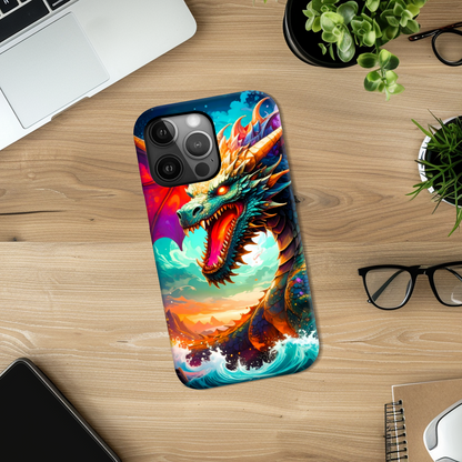 Dragon 9, Slim iPhone Case, Full Wrap Technology, Crafted From Premium Polycarbonate, Vivid Colours, Unique Image...