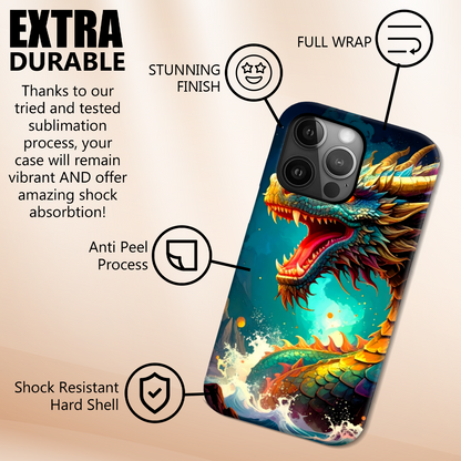 Fantasy Dragon 7, Slim iPhone Case, Full Wrap Technology, Crafted From Premium Polycarbonate, Vivid Colours, Unique Image...