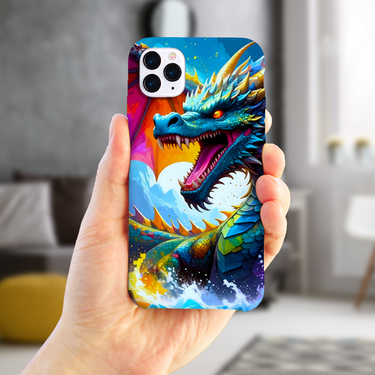 Fantasy Dragon 8, Slim Phone Case, Crafted From Premium Polycarbonate, Full Image Wrap, Unique Image