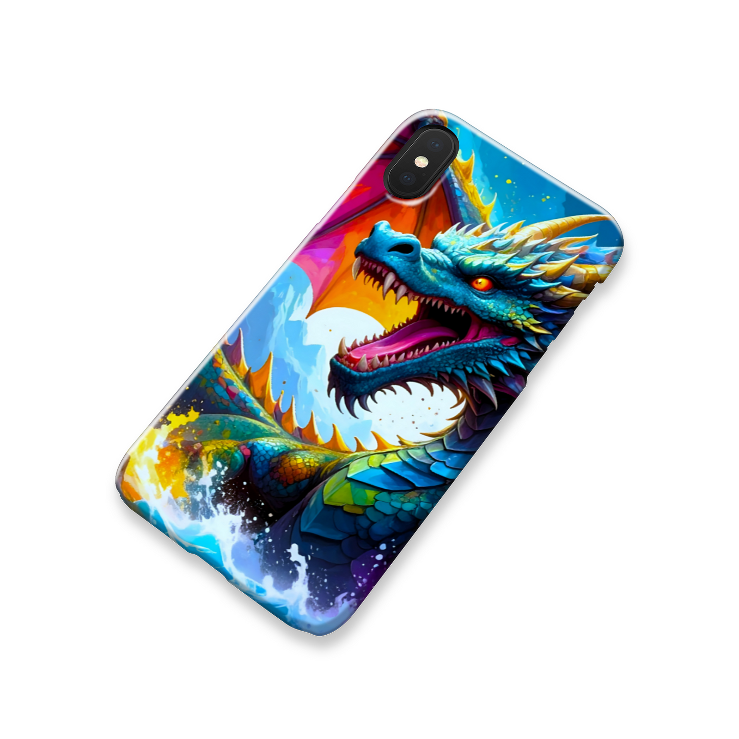 Fantasy Dragon 8, Slim iPhone Case, Full Wrap Technology, Crafted From Premium Polycarbonate, Vivid Colours, Unique Image...