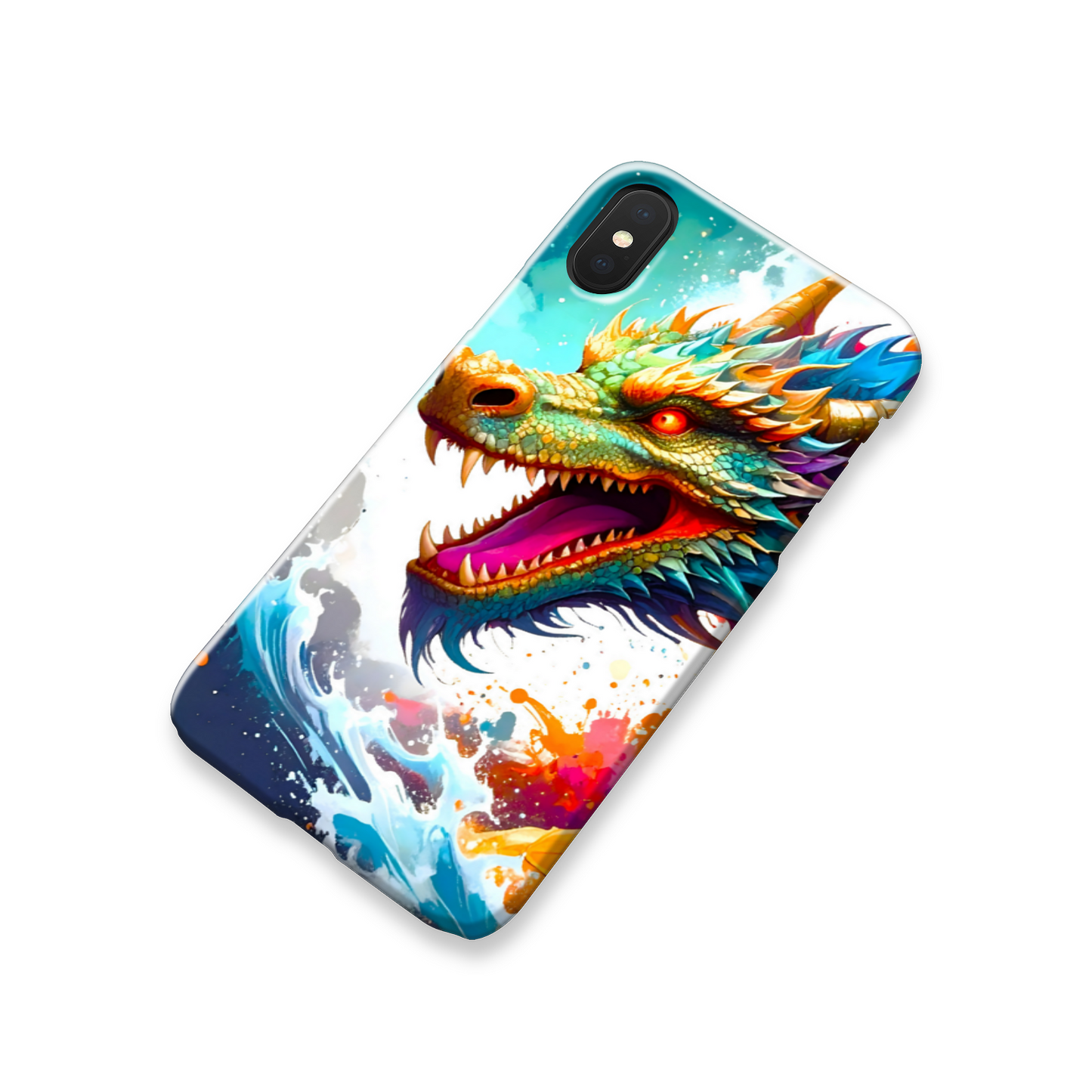 Fantasy Dragon 6, Slim iPhone Case, Full Wrap Technology, Crafted From Premium Polycarbonate, Vivid Colours, Unique Image...