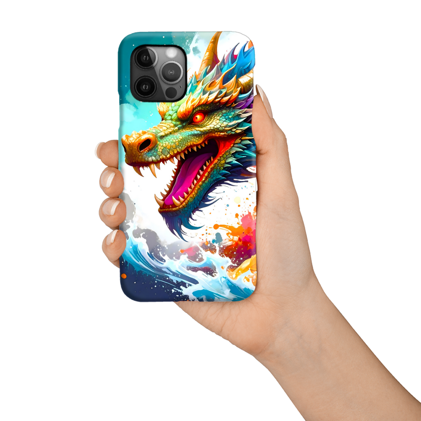 Fantasy Dragon 6, Slim iPhone Case, Full Wrap Technology, Crafted From Premium Polycarbonate, Vivid Colours, Unique Image...