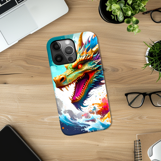 Fantasy Dragon 6, Slim iPhone Case, Full Wrap Technology, Crafted From Premium Polycarbonate, Vivid Colours, Unique Image...