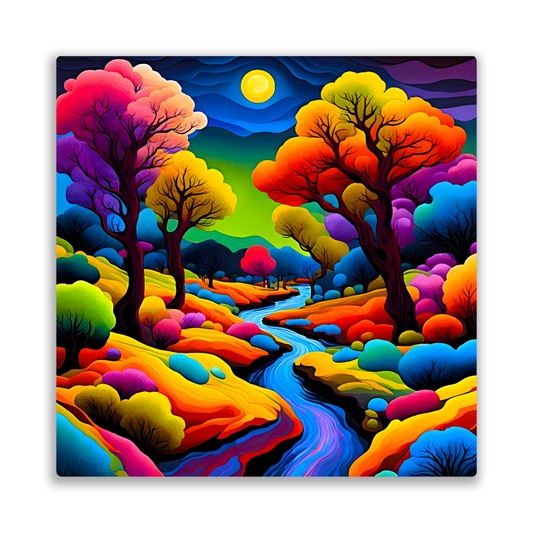 Lush Forest 7, Printed on Gloss Aluminium To Enhance Colour And Details, Unique Images, A Gift To Last A Lifetime...