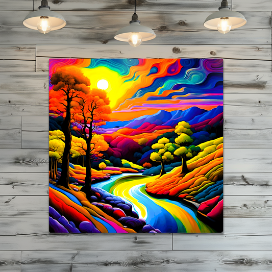 Lush Forest 8, Printed on Gloss Aluminium To Enhance Colour And Details, Unique Images, A Gift To Last A Lifetime...