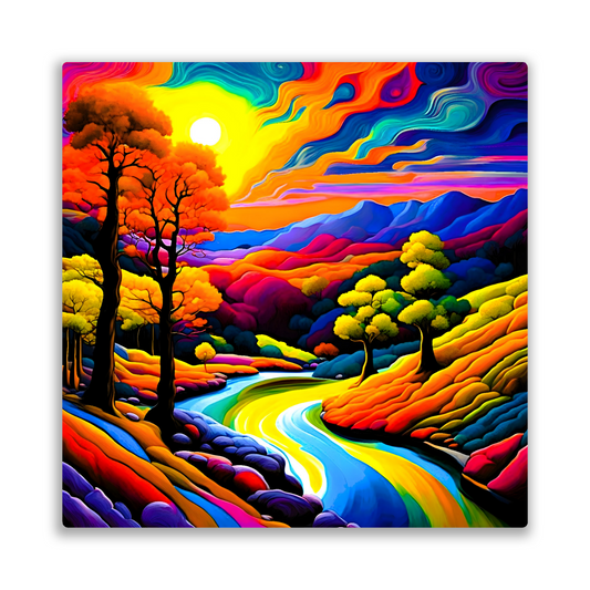 Lush Forest 8, Printed on Gloss Aluminium To Enhance Colour And Details, Unique Images, A Gift To Last A Lifetime...