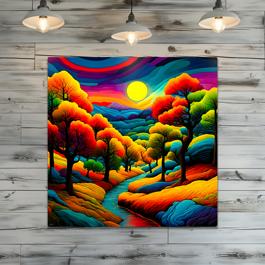 Lush Forest 16, Printed On High Gloss Aluminium To Enhance Colour And Detail, Unique Image, Art Is A Gift For A Lifetime...