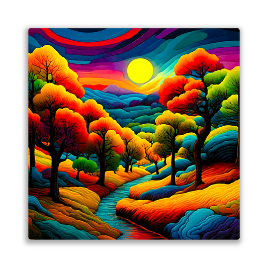 Lush Forest 16, Printed On High Gloss Aluminium To Enhance Colour And Detail, Unique Image, Art Is A Gift For A Lifetime...
