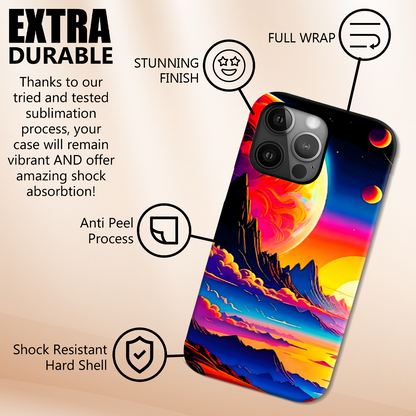 LunaScape LS4, Tough Phone Case, Full Wrap Technology, Crafted From Premium Polycarbonate, Unique Image...