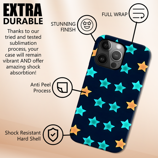 Stars 1, Tough Phone Case, Full Wrap Technology, Crafted From Premium Polycarbonate, Vivid Colours, Unique Image...