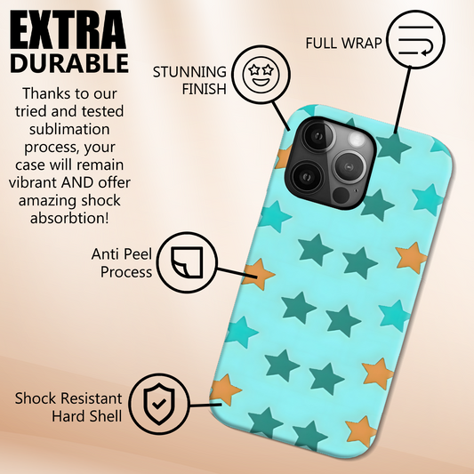 Star 3, Tough Phone Case, Full Wrap Technology, Crafted From Premium Polycarbonate, Vivid Colours, Unique Image...