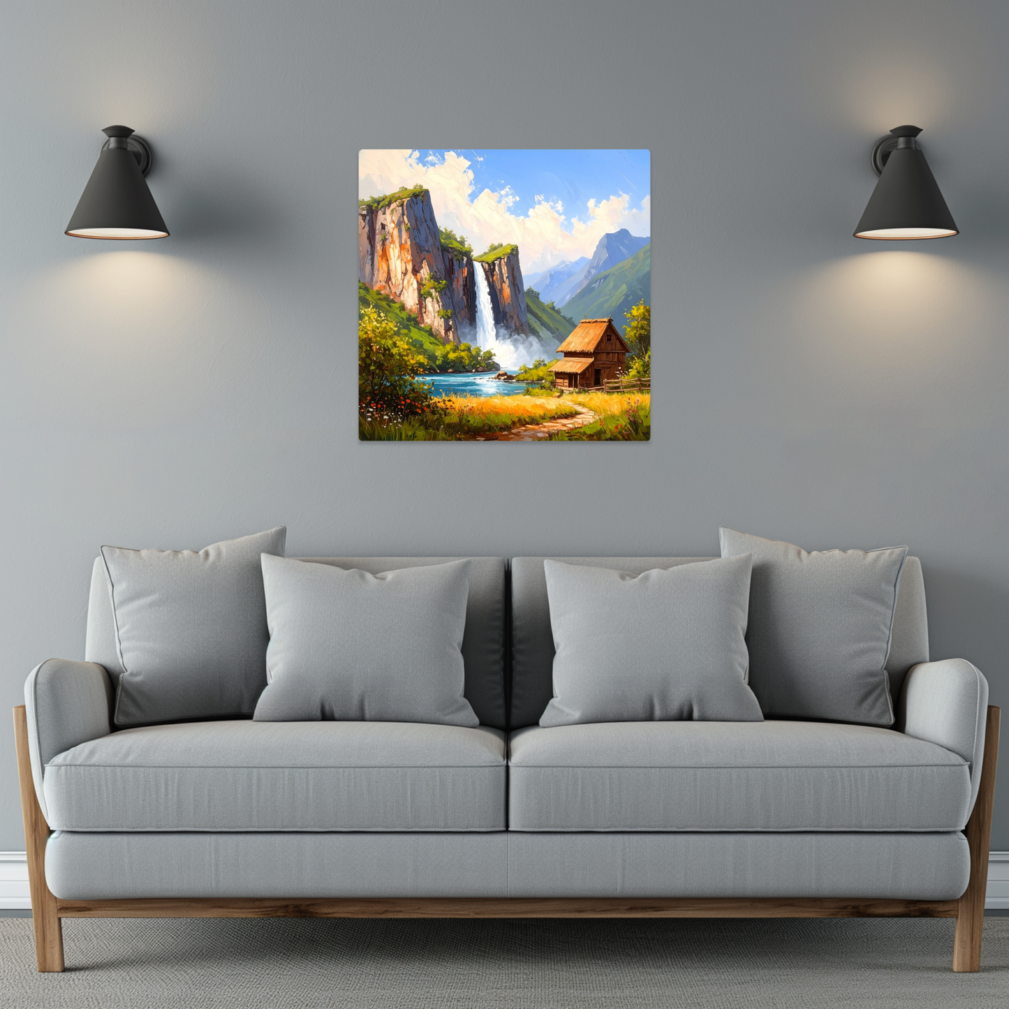 Elan Valley 1, Printed On High Gloss Aluminium To Enhance Colour And Detail, Unique Image, Art Is A Gift For A Lifetime...