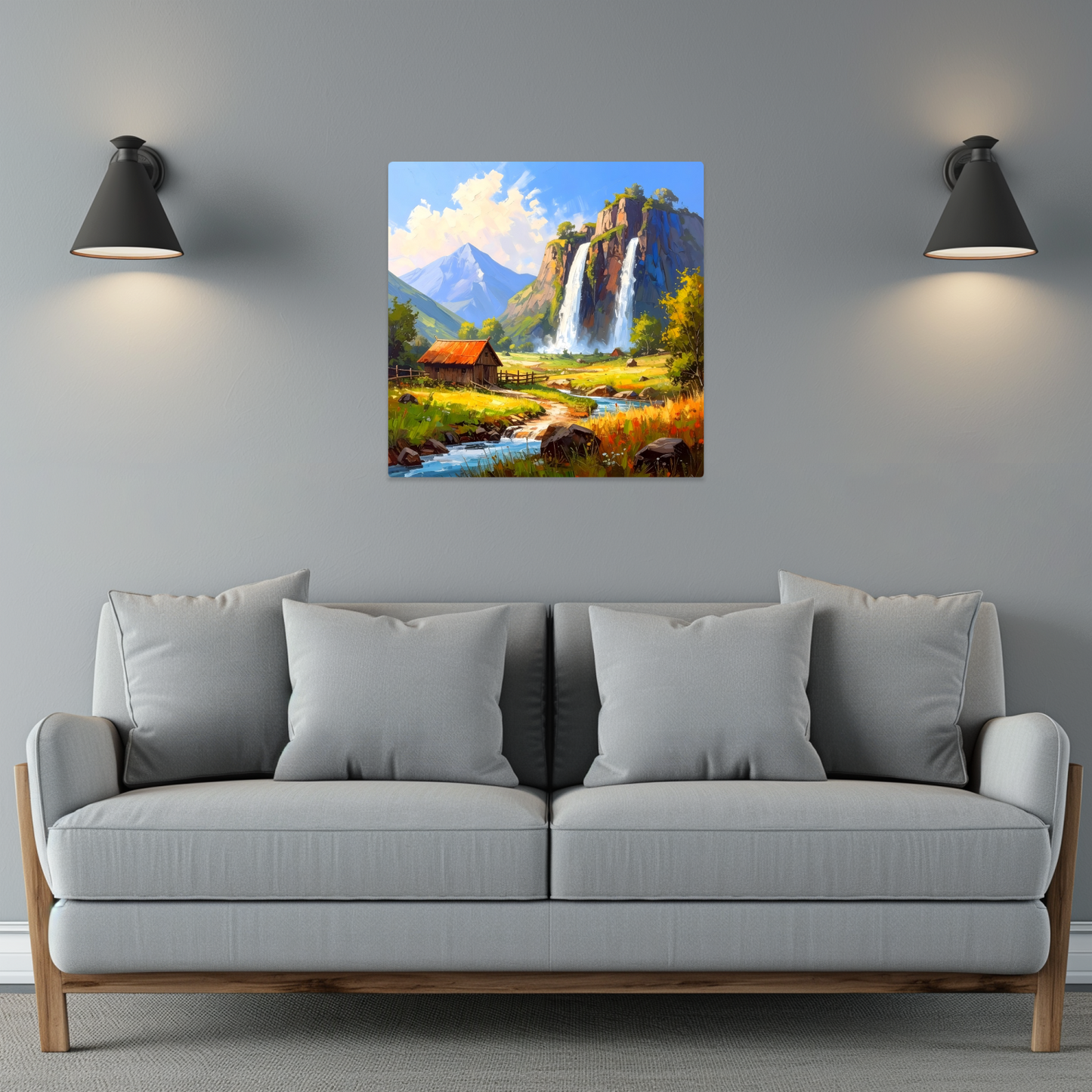Elan Valley 3, Printed On High Gloss Aluminium To Enhance Colour And Detail, Unique Image, Art Is A Gift For A Lifetime...