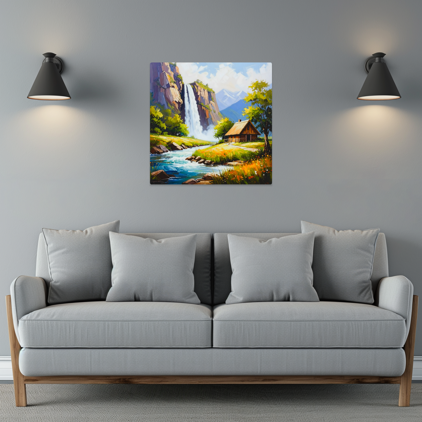 Elan Valley 4, Printed On High Gloss Aluminium To Enhance Colour And Detail, Unique Image, Art Is A Gift For A Lifetime...