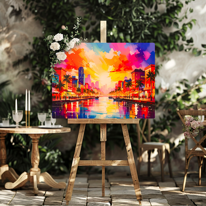 City Of Lights 1, Printed On High Gloss Aluminium To Enhance Colour And Detail, Art Is A Gift For A Lifetime...