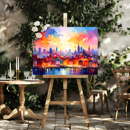 City Of Lights 2, Printed On High Gloss Aluminium To Enhance Colour And Detail, Art Is A Gift For A Lifetime...