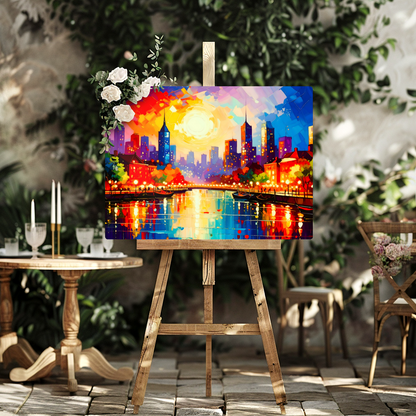 City Of Lights 3, Printed On High Gloss Aluminium To Enhance Colour And Detail, Art Is A Gift For A Lifetime...