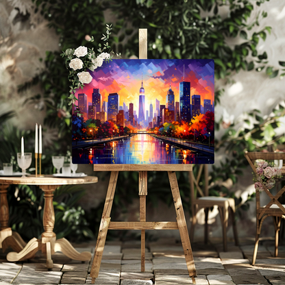 City Of Lights 4, Printed On High Gloss Aluminium To Enhance Colour And Detail, Art Is A Gift For A Lifetime...