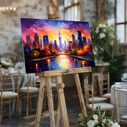 City Of Lights 4, Printed On High Gloss Aluminium To Enhance Colour And Detail, Art Is A Gift For A Lifetime...