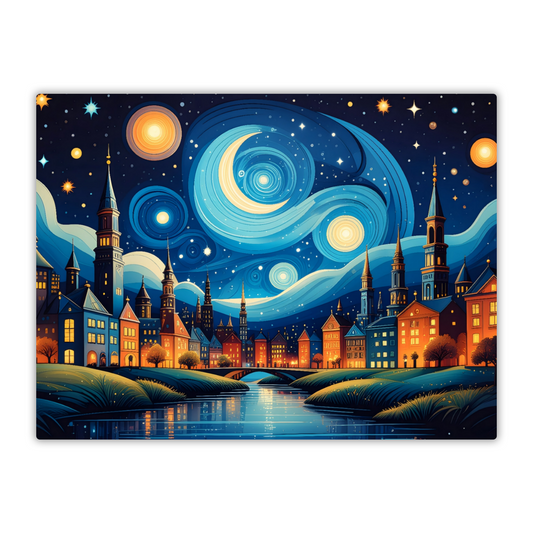 Van Gogh Style 1, Printed On High Gloss Aluminium To Enhance Colour And Detail, Unique Image, Art Is A Gift For A Lifetime...
