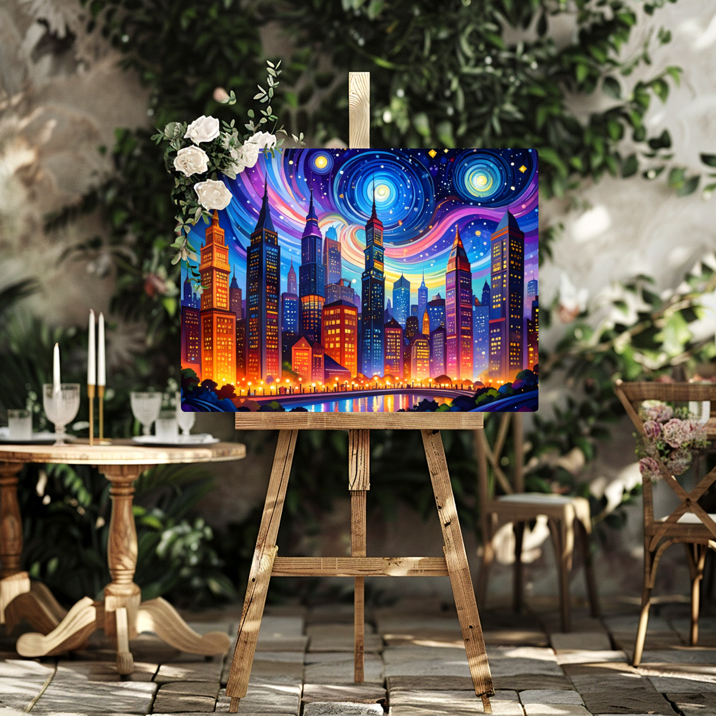 Van Gogh Style 2, Printed On High Gloss Aluminium To Enhance Colour And Detail, Unique Image, Art Is A Gift For A Lifetime...