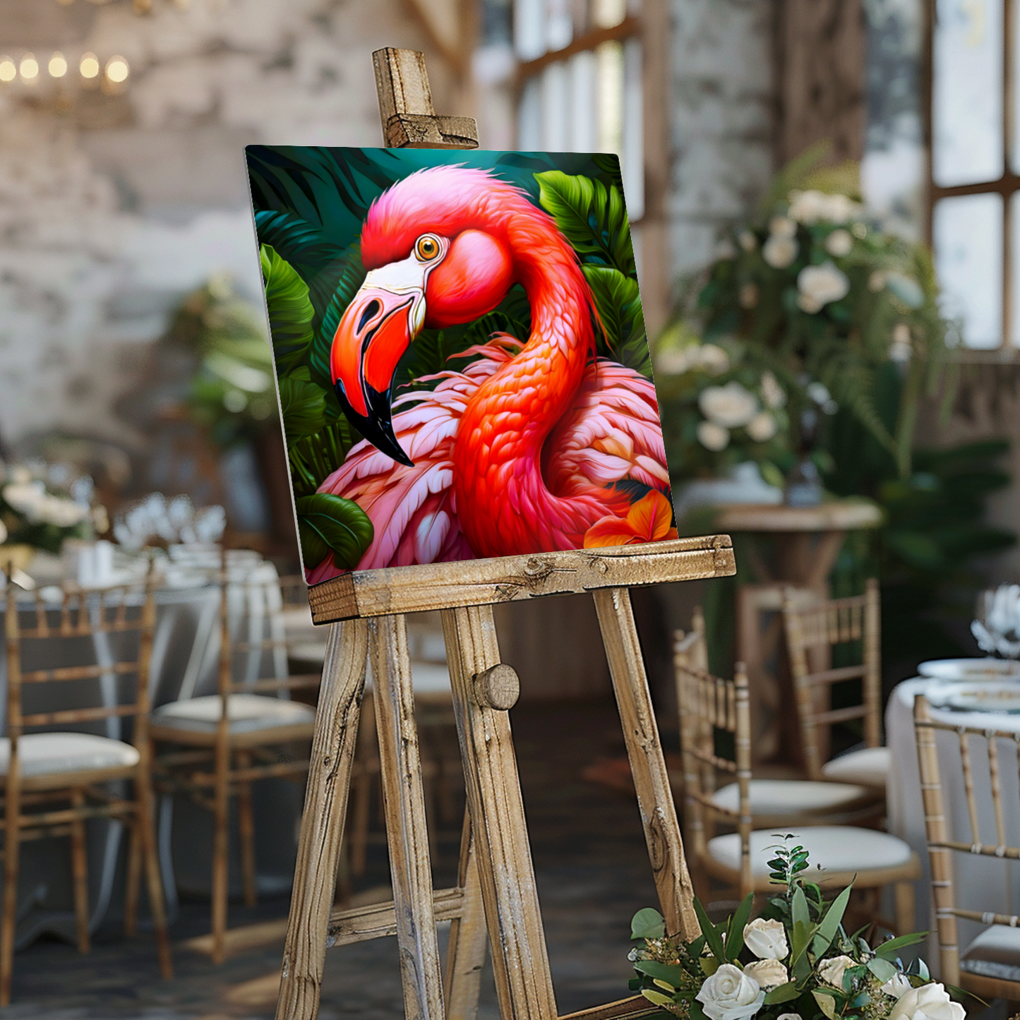 Flamingo 2, Printed On High Gloss Aluminium To Enhance Colour And Detail, Unique Image, Art Is A Gift For A Lifetime...