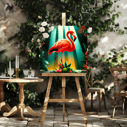 Flamingo 3, Printed on gloss aluminium to enhance colour and detail, unique print, an enduring gift...