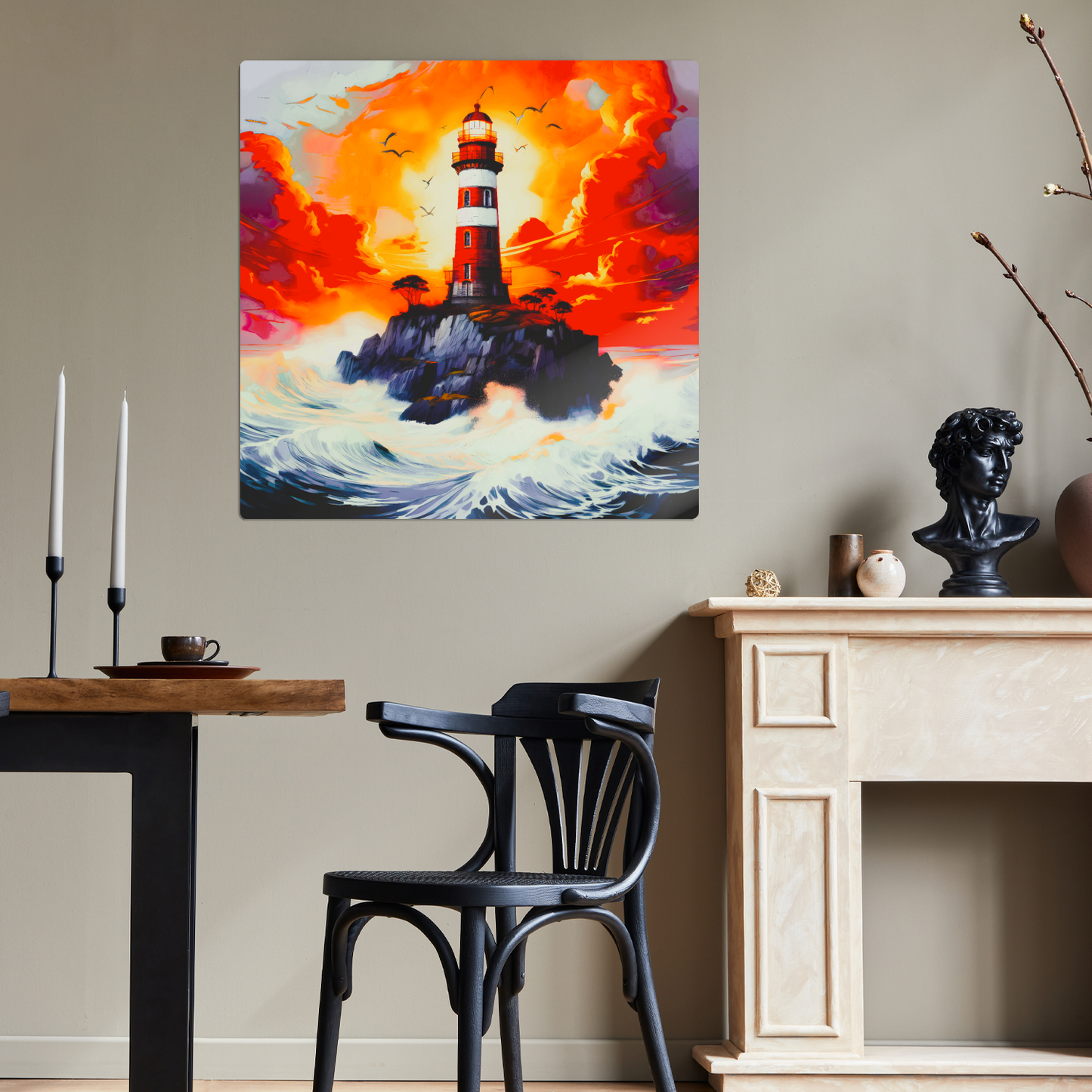 Lighthouse 1, Printed On High Gloss Aluminium To Enhance Colour And Detail, Unique Image, Art Is A Gift For A Lifetime...
