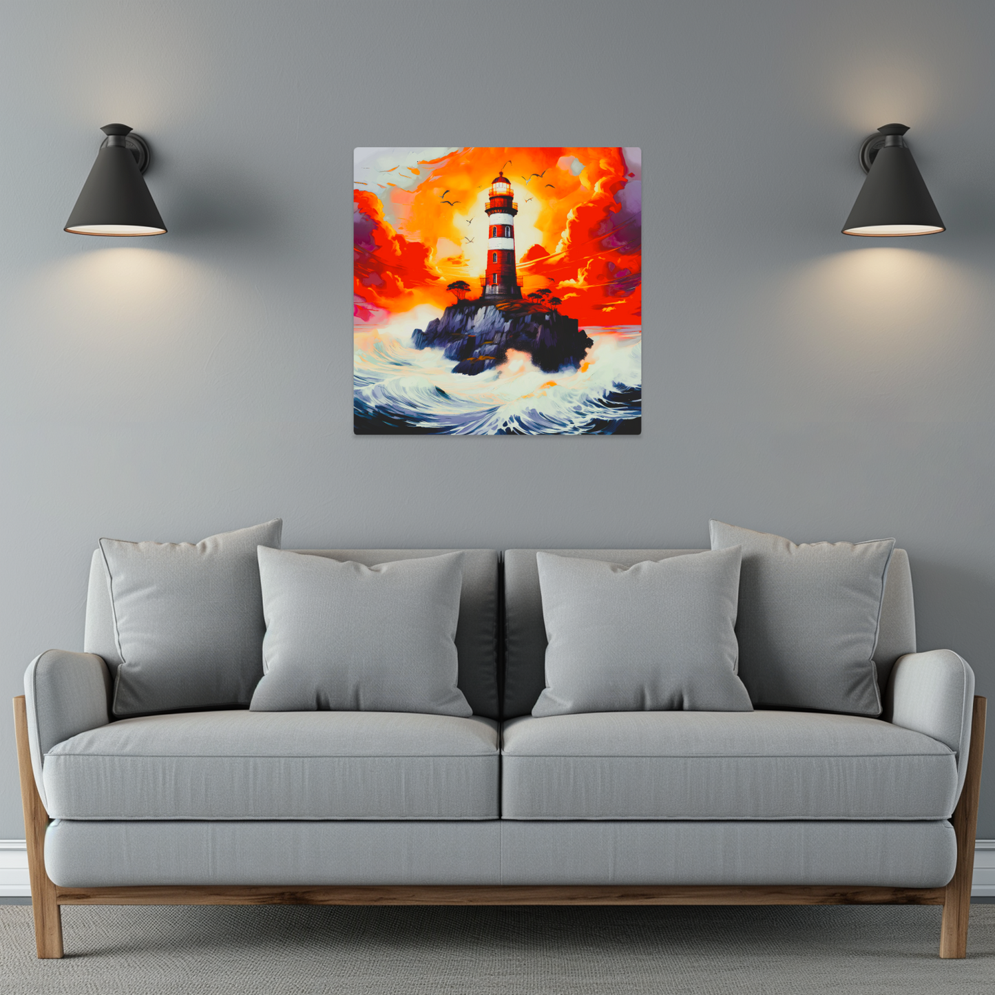 Lighthouse 1, Printed On High Gloss Aluminium To Enhance Colour And Detail, Unique Image, Art Is A Gift For A Lifetime...