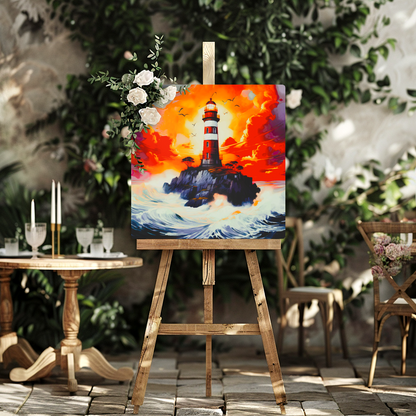 Lighthouse 1, Printed On High Gloss Aluminium To Enhance Colour And Detail, Unique Image, Art Is A Gift For A Lifetime...