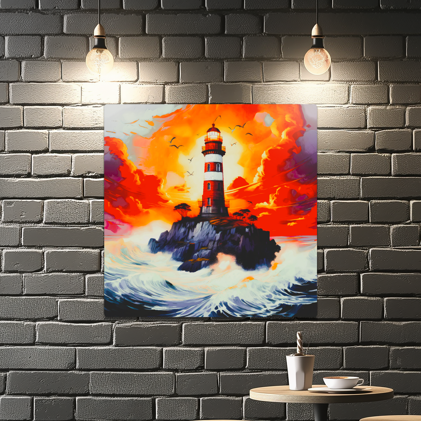 Lighthouse 1, Printed On High Gloss Aluminium To Enhance Colour And Detail, Unique Image, Art Is A Gift For A Lifetime...