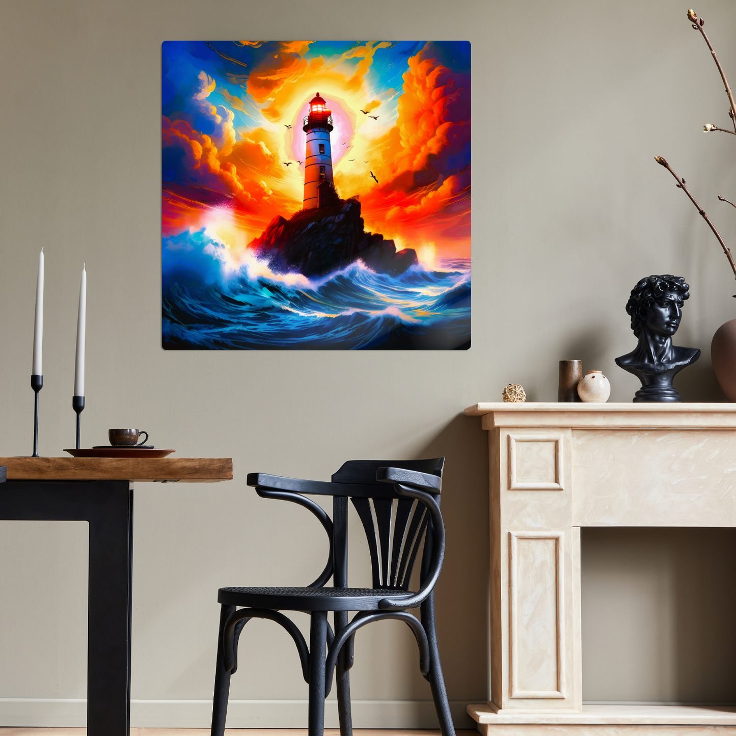 Lighthouse 2, Printed On High Gloss Aluminium To Enhance Colour And Detail, Unique Image, Art Is A Gift For A Lifetime...