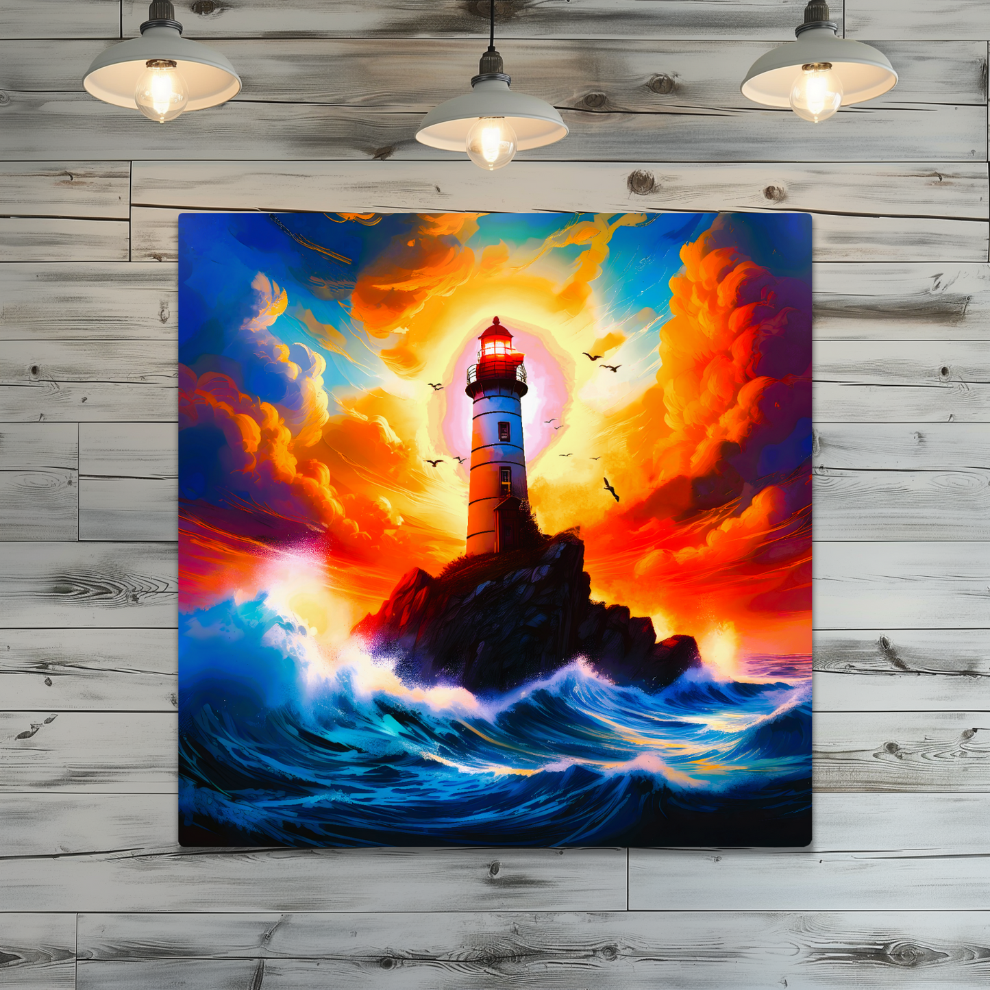 Lighthouse 2, Printed On High Gloss Aluminium To Enhance Colour And Detail, Unique Image, Art Is A Gift For A Lifetime...