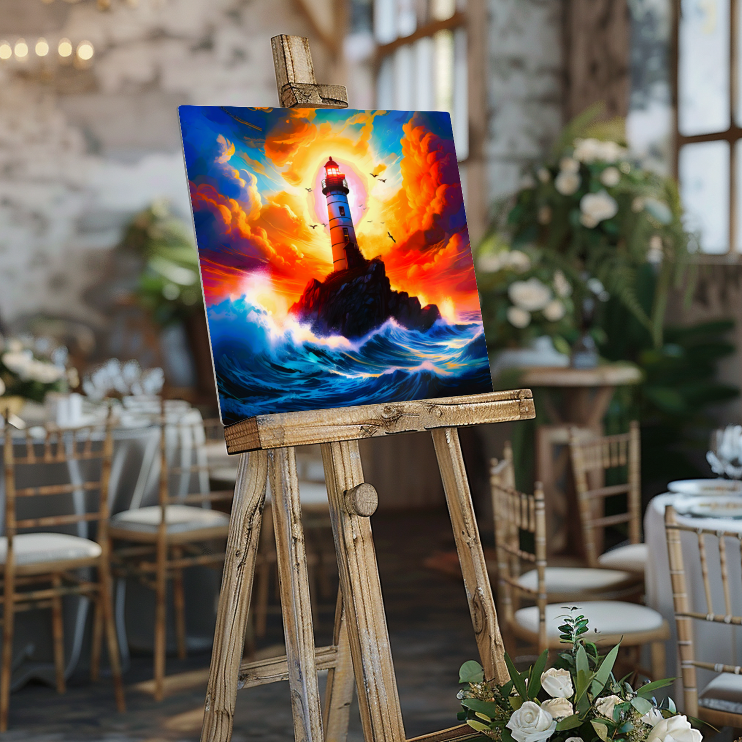 Lighthouse 2, Printed On High Gloss Aluminium To Enhance Colour And Detail, Unique Image, Art Is A Gift For A Lifetime...