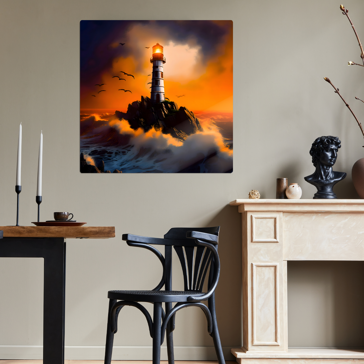 Lighthouse 3, Printed On High Gloss Aluminium To Enhance Colour And Detail, Unique Image, Art Is A Gift For A Lifetime...