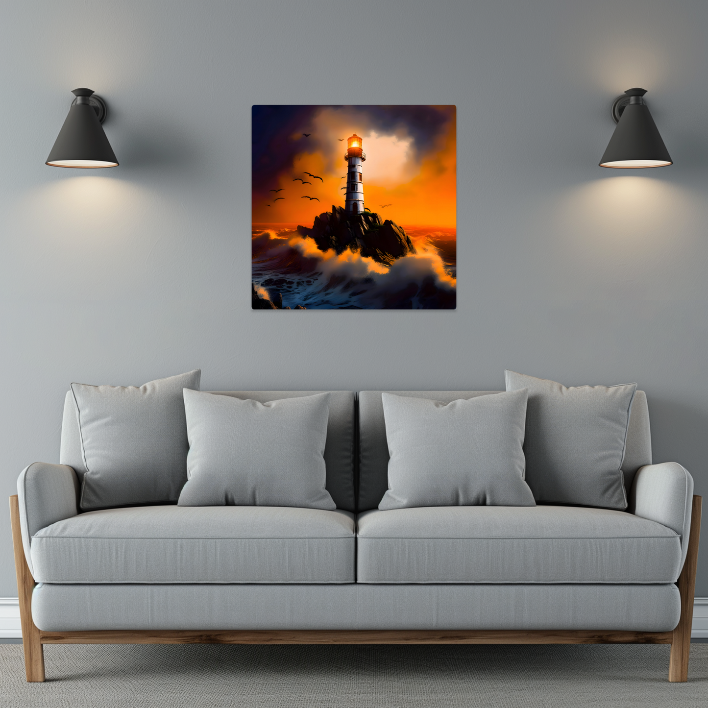 Lighthouse 3, Printed On High Gloss Aluminium To Enhance Colour And Detail, Unique Image, Art Is A Gift For A Lifetime...