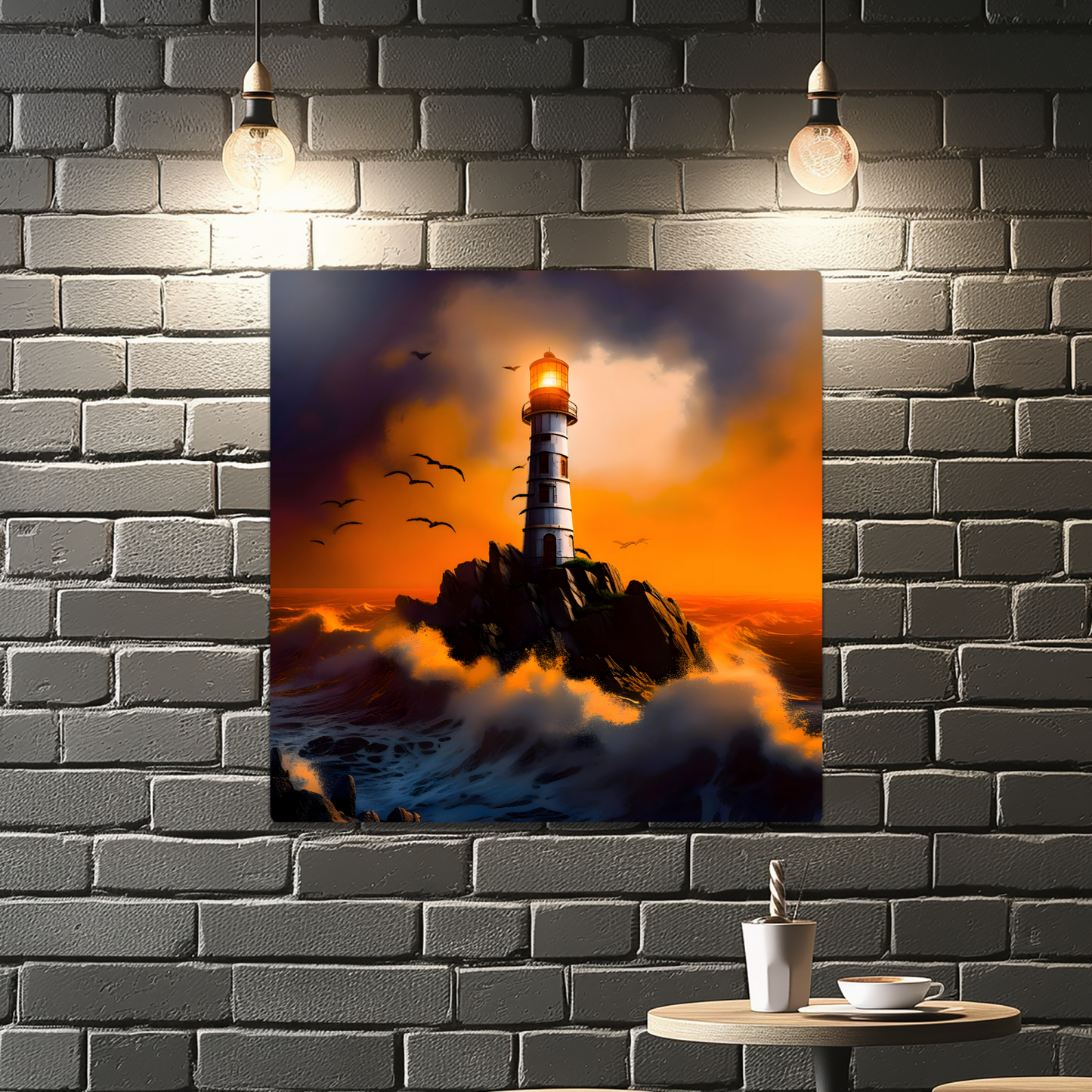 Lighthouse 3, Printed On High Gloss Aluminium To Enhance Colour And Detail, Unique Image, Art Is A Gift For A Lifetime...