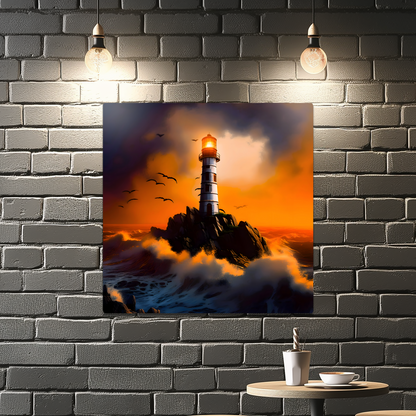 Lighthouse 3, Printed On High Gloss Aluminium To Enhance Colour And Detail, Unique Image, Art Is A Gift For A Lifetime...