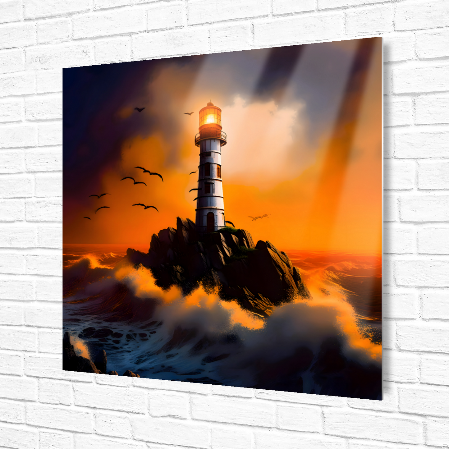 Lighthouse 3, Printed On High Gloss Aluminium To Enhance Colour And Detail, Unique Image, Art Is A Gift For A Lifetime...