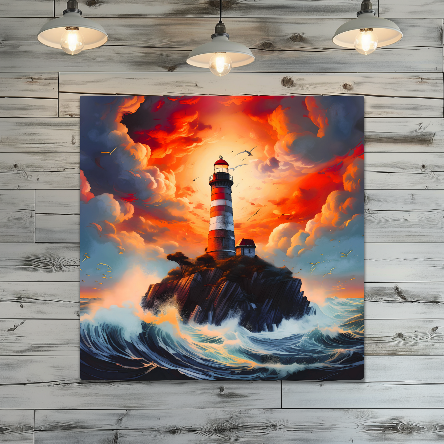 Lighthouse 4, Printed On High Gloss Aluminium To Enhance Colour And Detail, Unique Image, Art Is A Gift For A Lifetime...