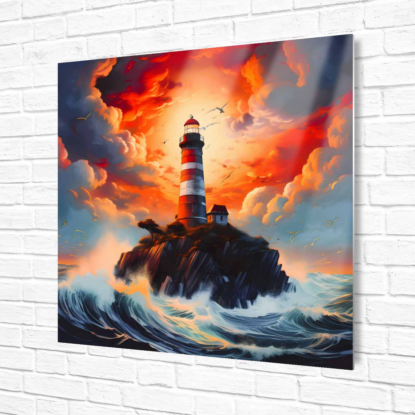Lighthouse 4, Printed On High Gloss Aluminium To Enhance Colour And Detail, Unique Image, Art Is A Gift For A Lifetime...